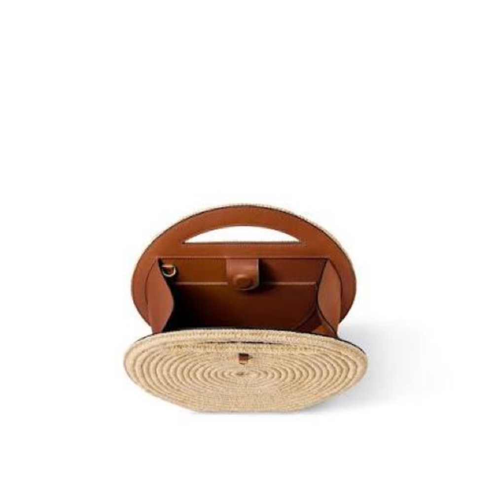 Louis Vuitton Around Me MM Natural/Tan in Raffia - Picture 2 of 10